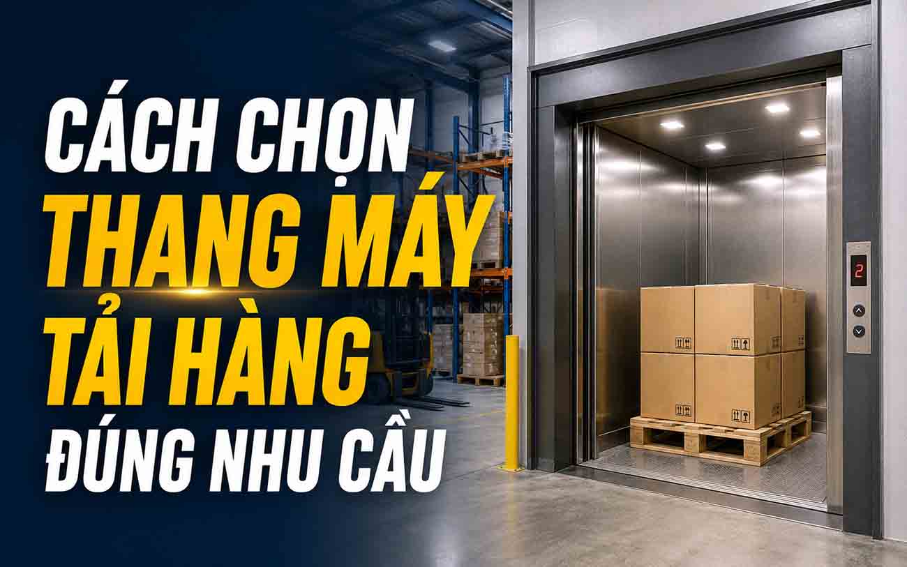 Cách chọn thang máy tải hàng